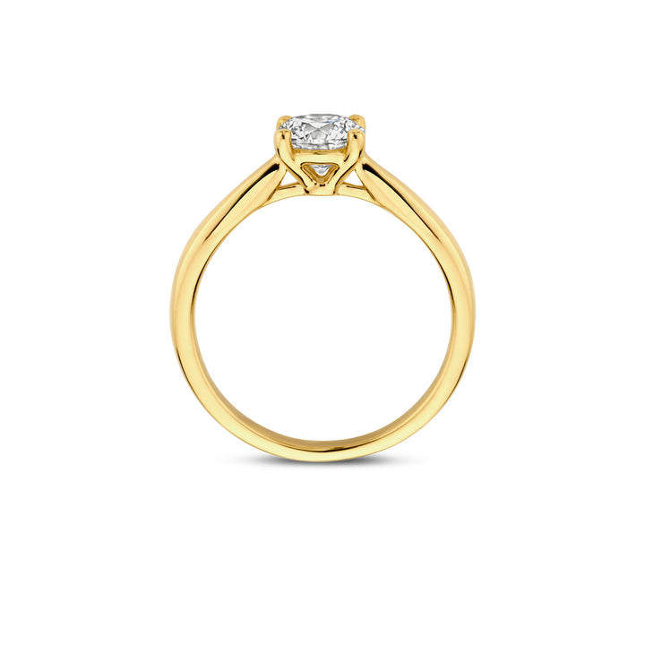 Blush Lab Diamonds Ring LG1005Y – Geel Goud (14k) met Lab grown Diamant