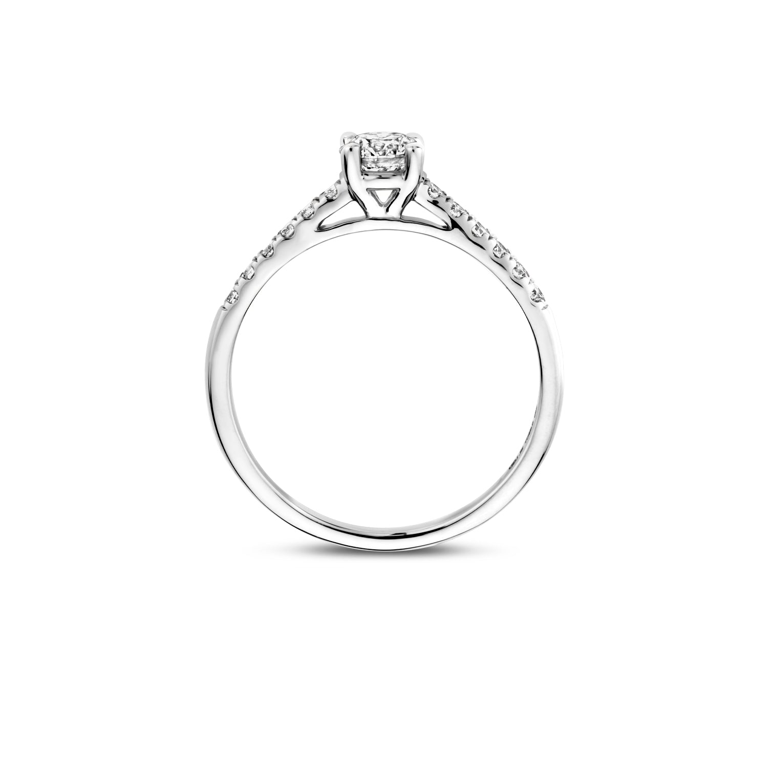 Blush Lab Diamonds Ring LG1006W – Witgoud (14k) met Lab grown Diamant