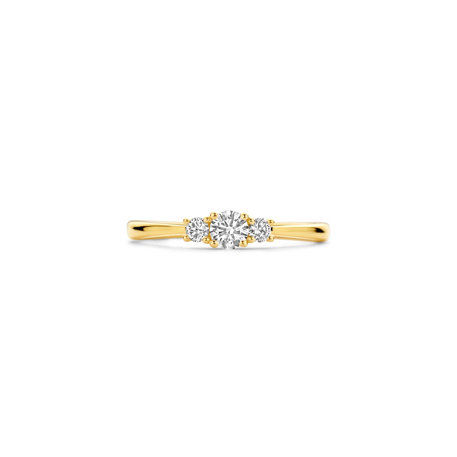 Blush Lab Diamonds Ring LG1007Y – Geel Goud (14k) met Lab grown Diamant