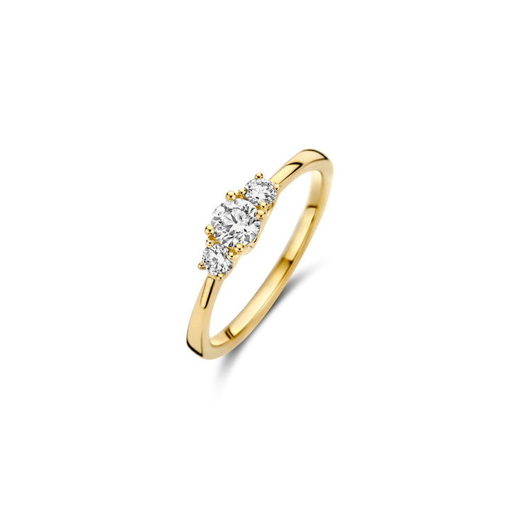 Blush Lab Diamonds Ring LG1008Y – Geel Goud (14k) met Lab grown Diamant