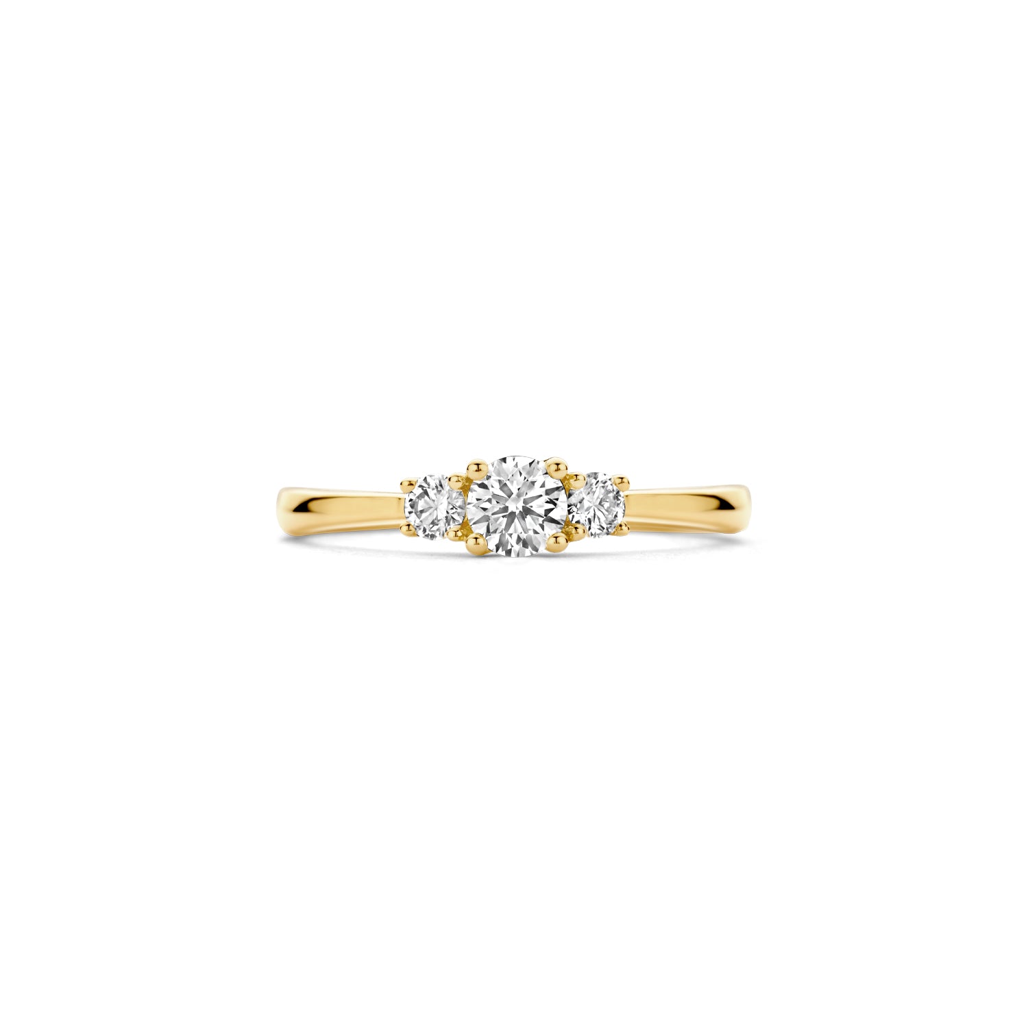 Blush Lab Diamonds Ring LG1008Y – Geel Goud (14k) met Lab grown Diamant