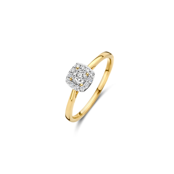 Blush Lab Diamonds Ring LG1009Y – Geel Goud (14k) met Lab grown Diamant