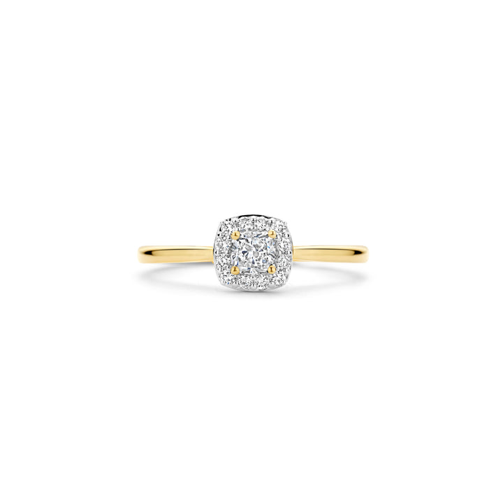 Blush Lab Diamonds Ring LG1009Y – Geel Goud (14k) met Lab grown Diamant