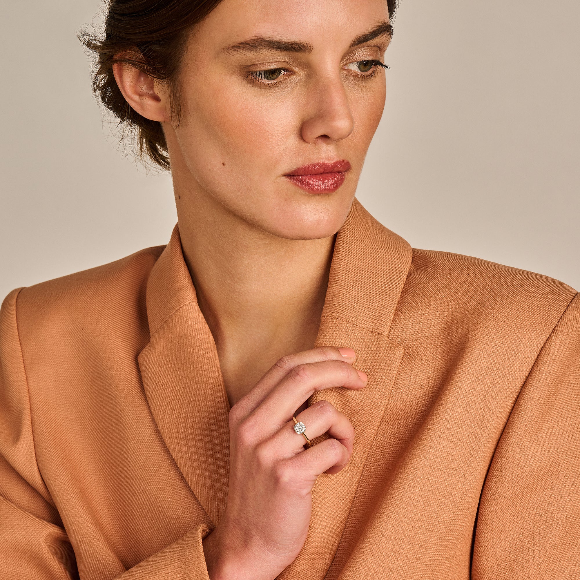 Blush Lab Diamonds Ring LG1009Y – Geel Goud (14k) met Lab grown Diamant