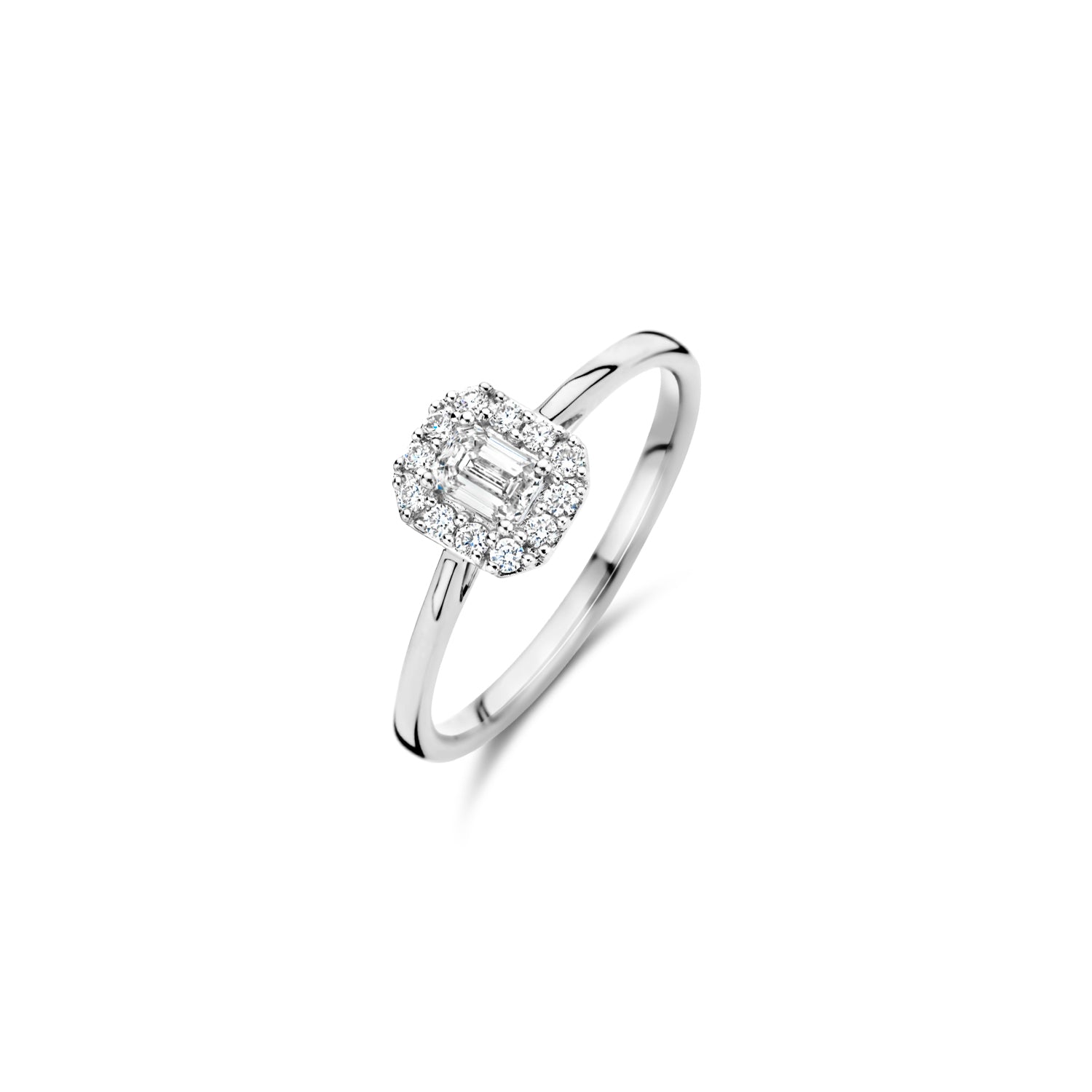 Blush Lab Diamonds Ring LG1010W – Witgoud (14k) met Lab grown Diamant