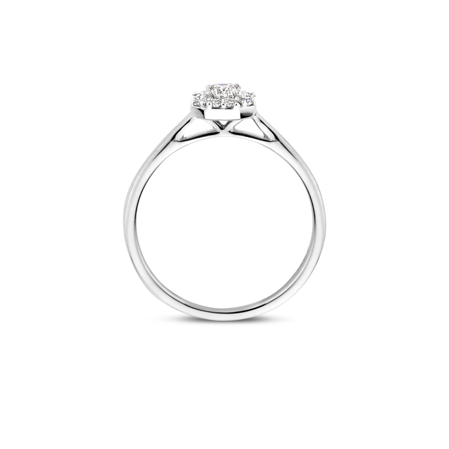 Blush Lab Diamonds Ring LG1010W – Witgoud (14k) met Lab grown Diamant