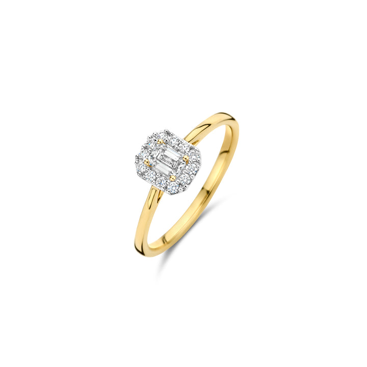 Blush Lab Diamonds Ring LG1010Y – Geel Goud (14k) met Lab grown Diamant