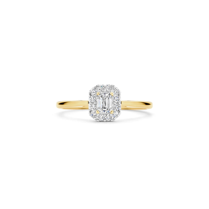 Blush Lab Diamonds Ring LG1010Y – Geel Goud (14k) met Lab grown Diamant