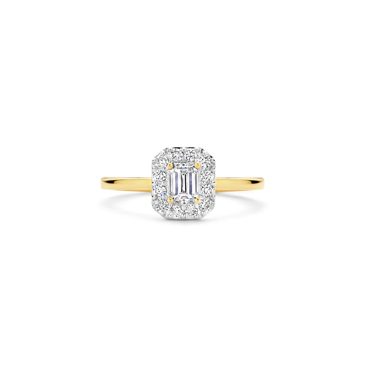 Blush Lab Diamonds Ring LG1011Y – Geel Goud (14k) met Lab grown Diamant