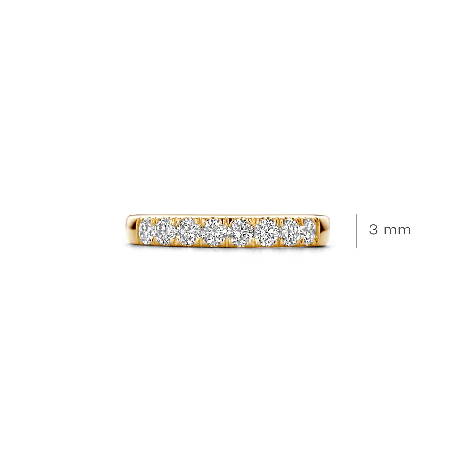 Blush Lab Diamonds Ring LG1015Y – Geel Goud (14k) met Lab grown Diamant