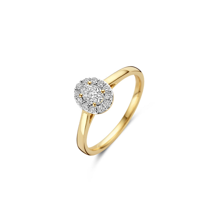 Blush Lab Diamonds Ring LG1016Y – Geel Goud (14k) met Lab grown Diamant