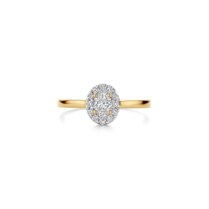 Blush Lab Diamonds Ring LG1016Y – Geel Goud (14k) met Lab grown Diamant