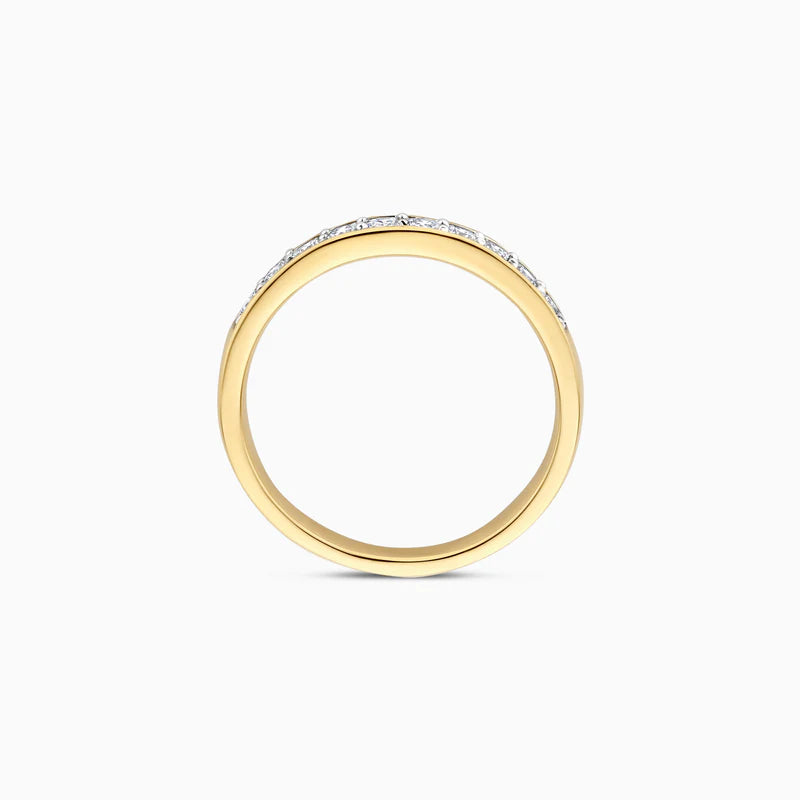 Blush Lab Diamonds Ring LG1035Y - Geelgoud (14k) met 0.40ct Lab grown Diamant