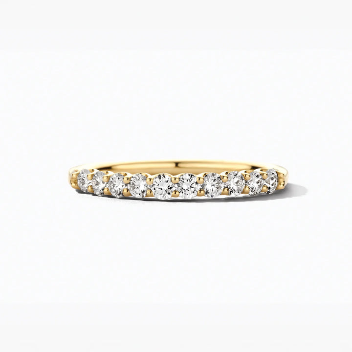 Blush Lab Diamonds Ring LG1042Y - Geelgoud (14k) met 10-0.52ct Lab grown Diamant