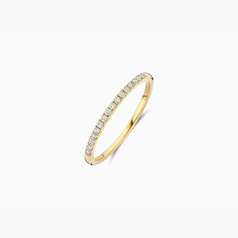 Blush Lab Diamonds Ring LG1046Y- Geelgoud (14k) met 0.16ct Lab grown Diamant