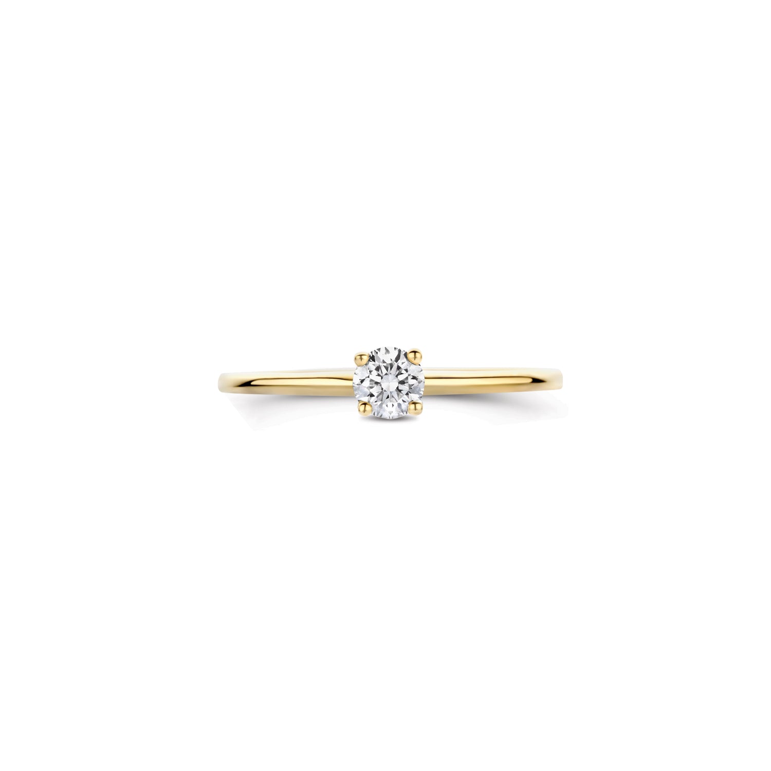 Blush Lab Diamonds Ring LG1079Y- Geelgoud (14k) met 0.20ct Lab grown Diamant