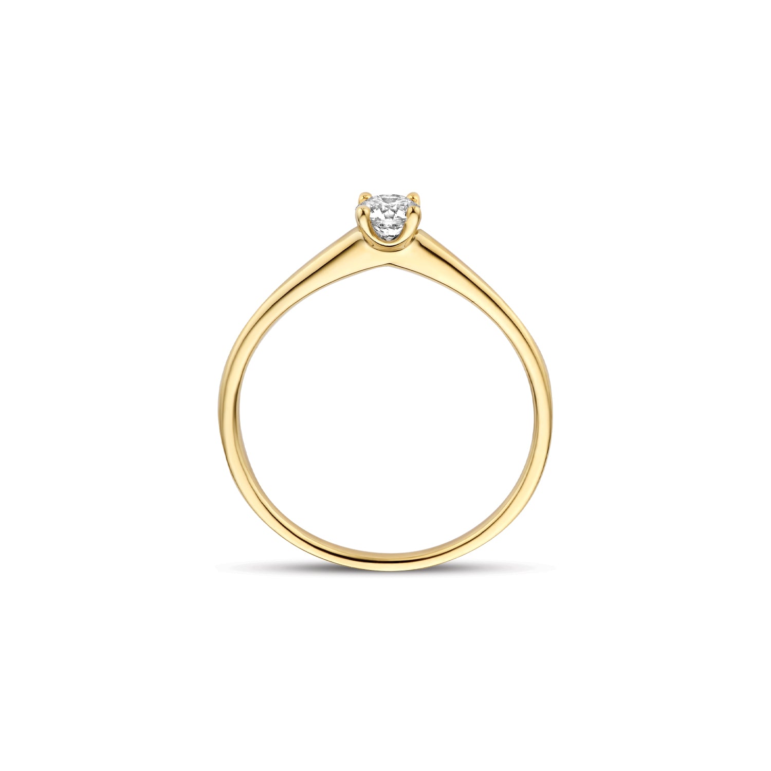 Blush Lab Diamonds Ring LG1079Y- Geelgoud (14k) met 0.20ct Lab grown Diamant