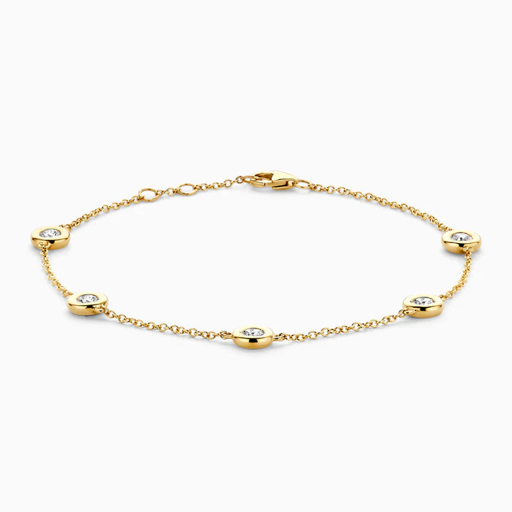 Blush Lab Diamonds Armband LG2003Y - Geelgoud (14k) met Lab grown Diamant