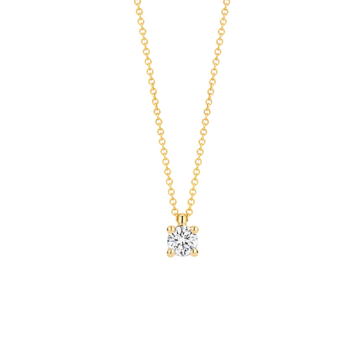 Blush Lab Diamonds Collier LG3001Y – Geel Goud (14k) met Lab grown Diamant