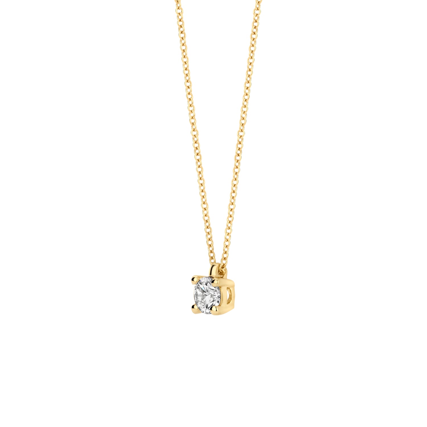 Blush Lab Diamonds Collier LG3001Y – Geel Goud (14k) met Lab grown Diamant