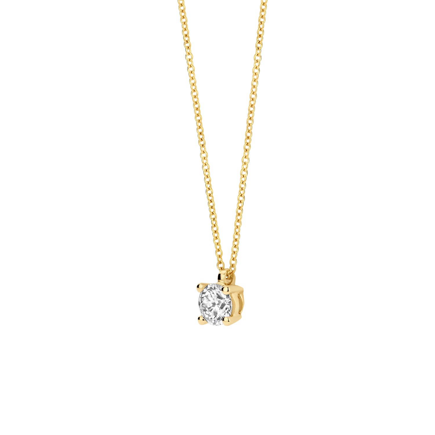 Blush Lab Diamonds Collier LG3002Y – Geel Goud (14k) met Lab grown Diamant