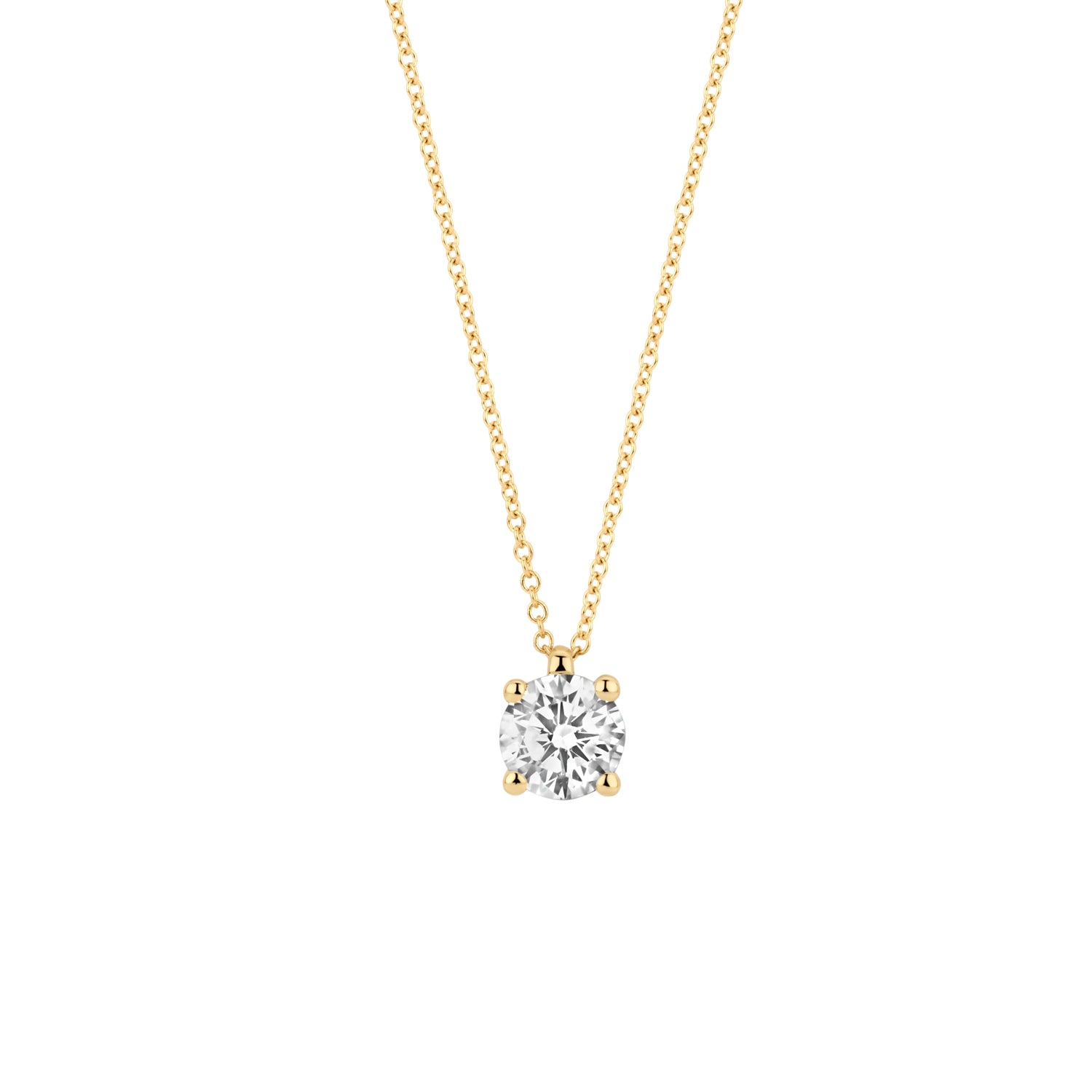Blush Lab Diamonds Collier LG3003Y – Geel Goud (14k) met Lab grown Diamant