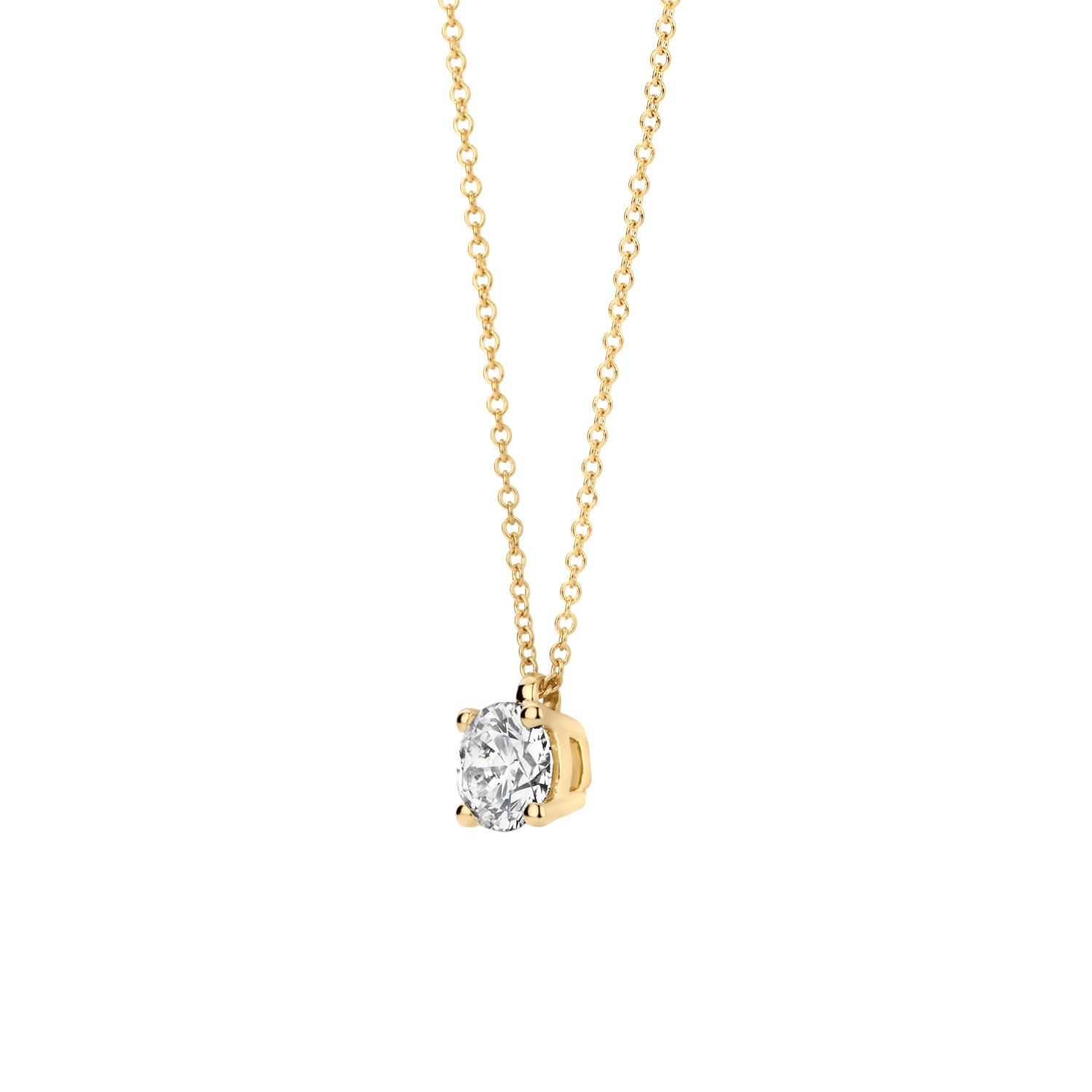 Blush Lab Diamonds Collier LG3003Y – Geel Goud (14k) met Lab grown Diamant