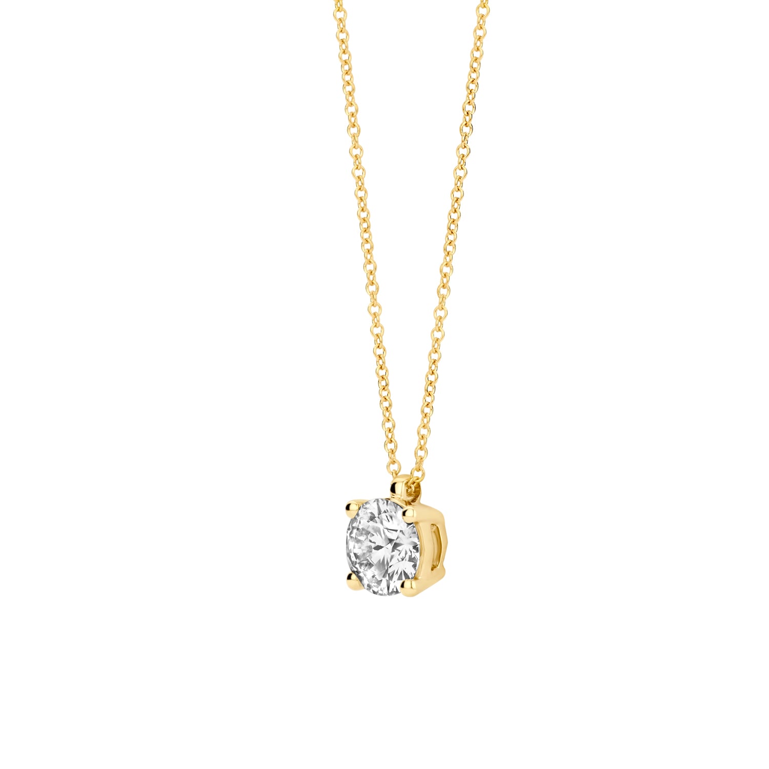 Blush Lab Diamonds Collier LG3004Y – Geel Goud (14k) met Lab grown Diamant