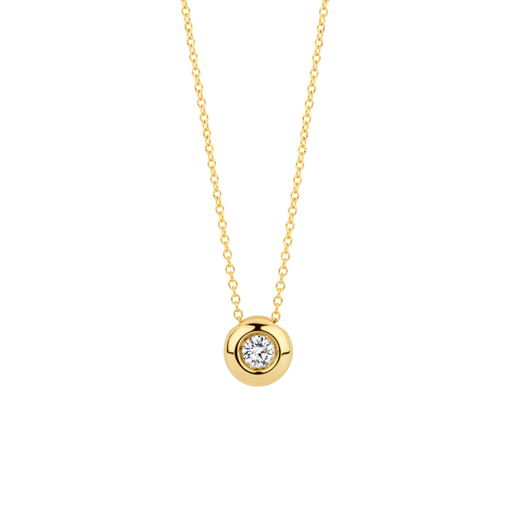 Blush Lab Diamonds Collier LG3005Y – Geel Goud (14k) met Lab grown Diamant