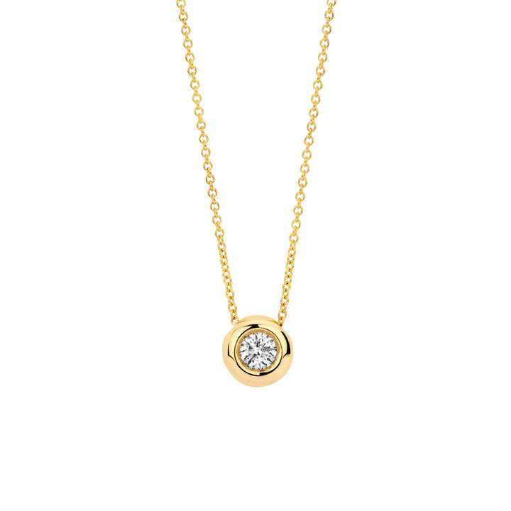 Blush Lab Diamonds Collier LG3006Y – Geel Goud (14k) met Lab grown Diamant