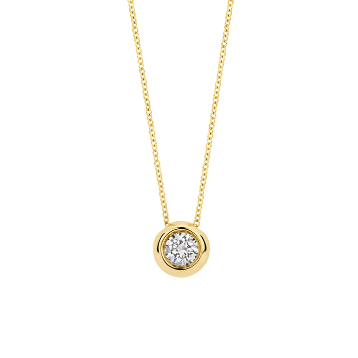 Blush Lab Diamonds Collier LG3007Y – Geel Goud (14k) met Lab grown Diamant