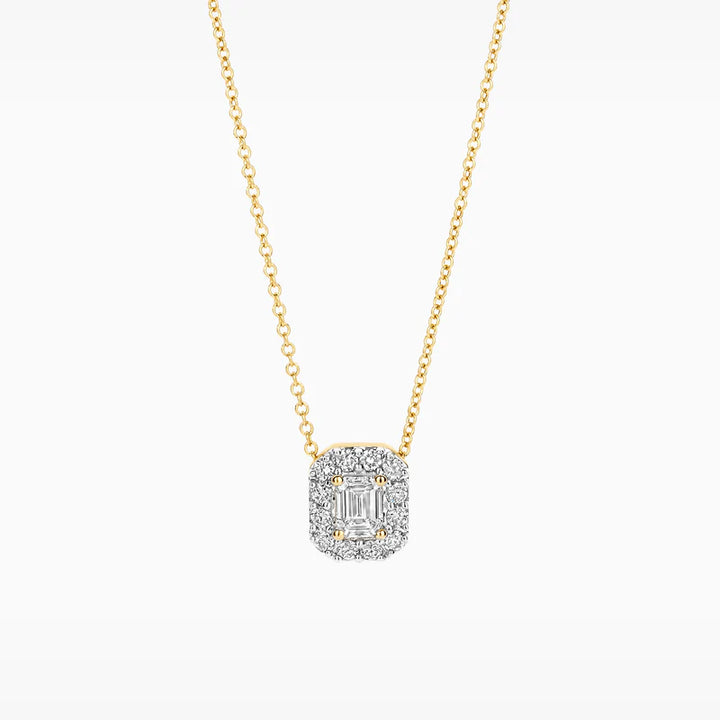 Blush Lab Diamonds Collier LG3009Y - Geelgoud (14k) met Lab grown Diamant