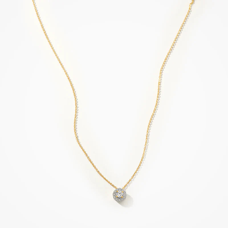 Blush Lab Diamonds Collier LG3010Y - Geelgoud (14k) met Lab grown Diamant