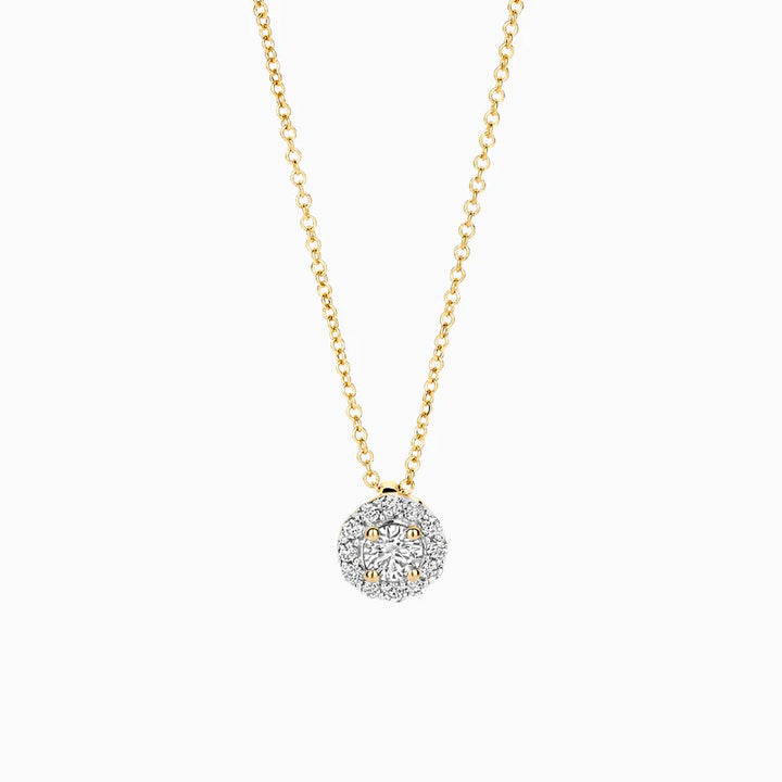 Blush Lab Diamonds Collier LG3010Y - Geelgoud (14k) met Lab grown Diamant