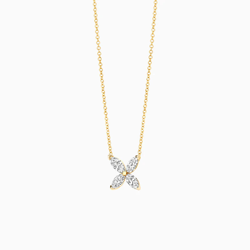 Blush Lab Diamonds Collier LG3013Y - Geelgoud (14k) met Lab grown Diamant