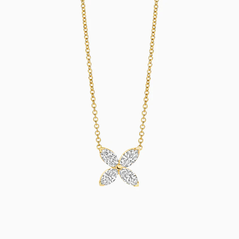 Blush Lab Diamonds Collier LG3013Y - Geelgoud (14k) met Lab grown Diamant