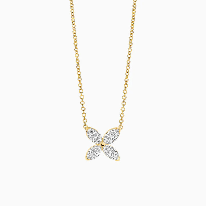 Blush Lab Diamonds Collier LG3013Y - Geelgoud (14k) met Lab grown Diamant