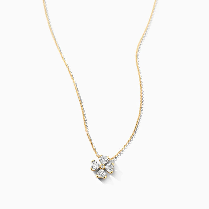 Blush Lab Diamonds Collier LG3017Y - Geelgoud (14k) met 0.61ct Lab grown Diamant