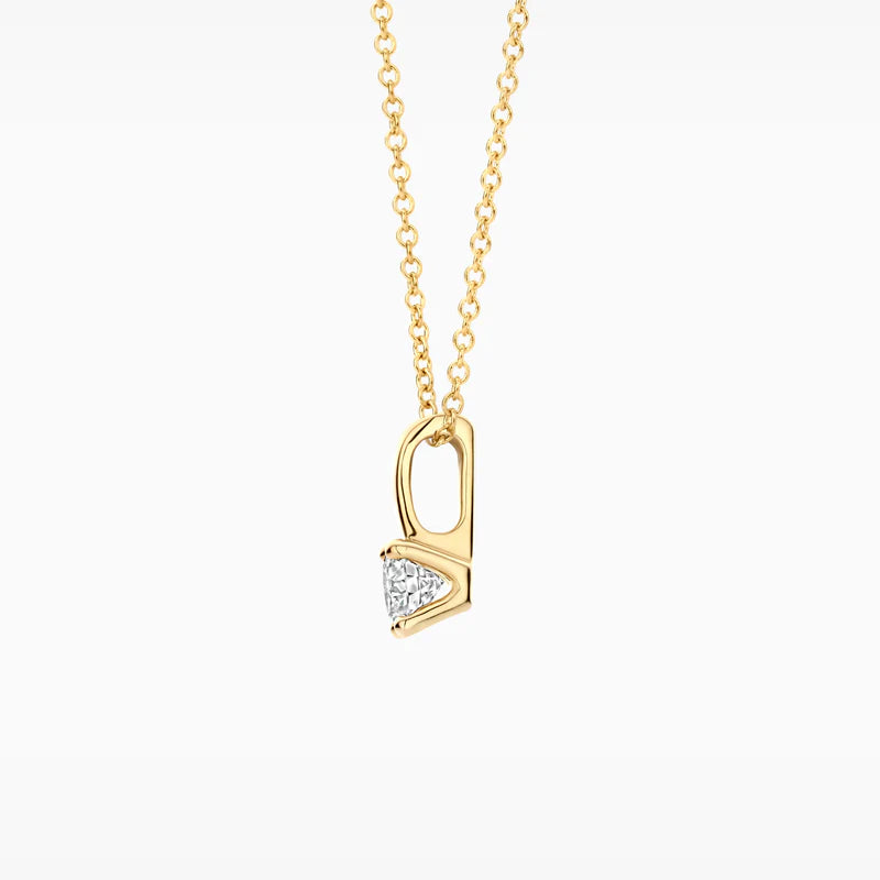 Blush Lab Diamonds Hanger LG6000Y - Geelgoud (14k) met Lab grown Diamant