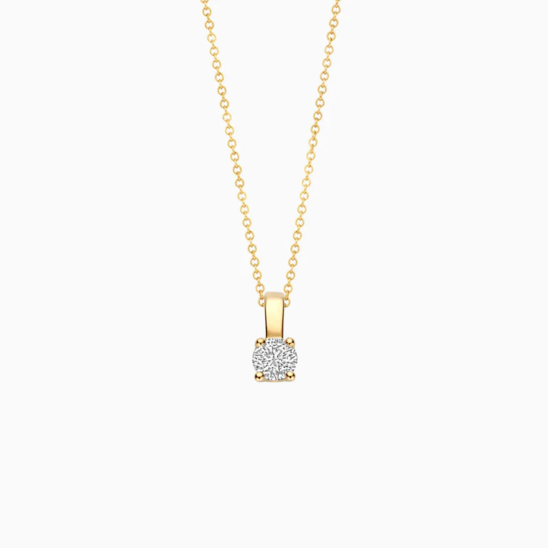 Blush Lab Diamonds Hanger LG6000Y - Geelgoud (14k) met Lab grown Diamant