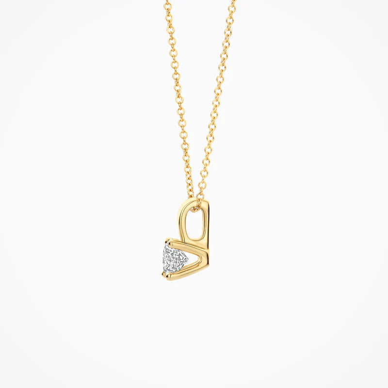 Blush Lab Diamonds Hanger LG6001Y - Geelgoud (14k) met Lab grown Diamant