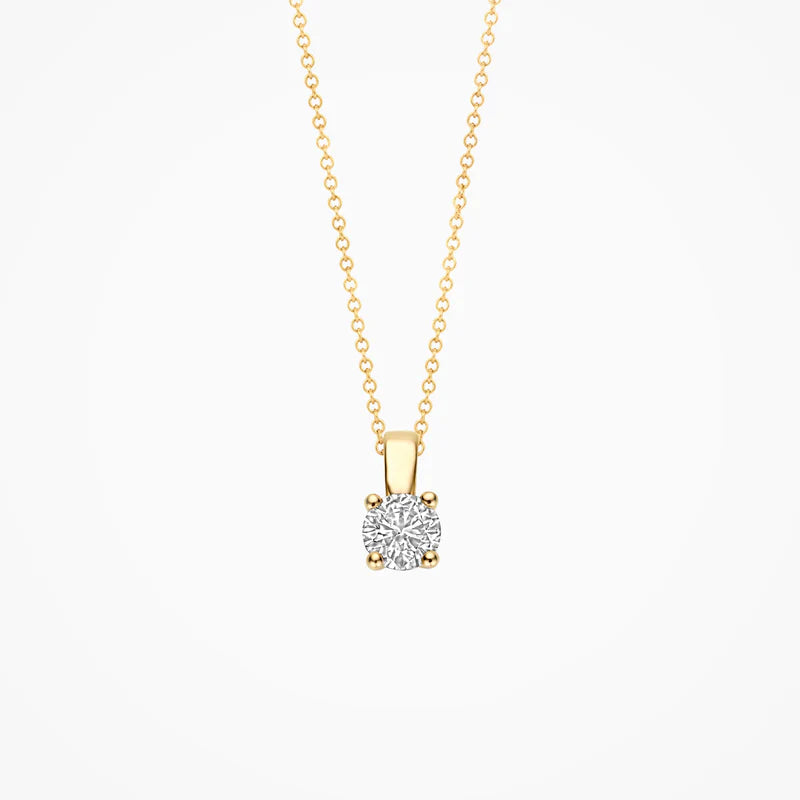 Blush Lab Diamonds Hanger LG6001Y - Geelgoud (14k) met Lab grown Diamant