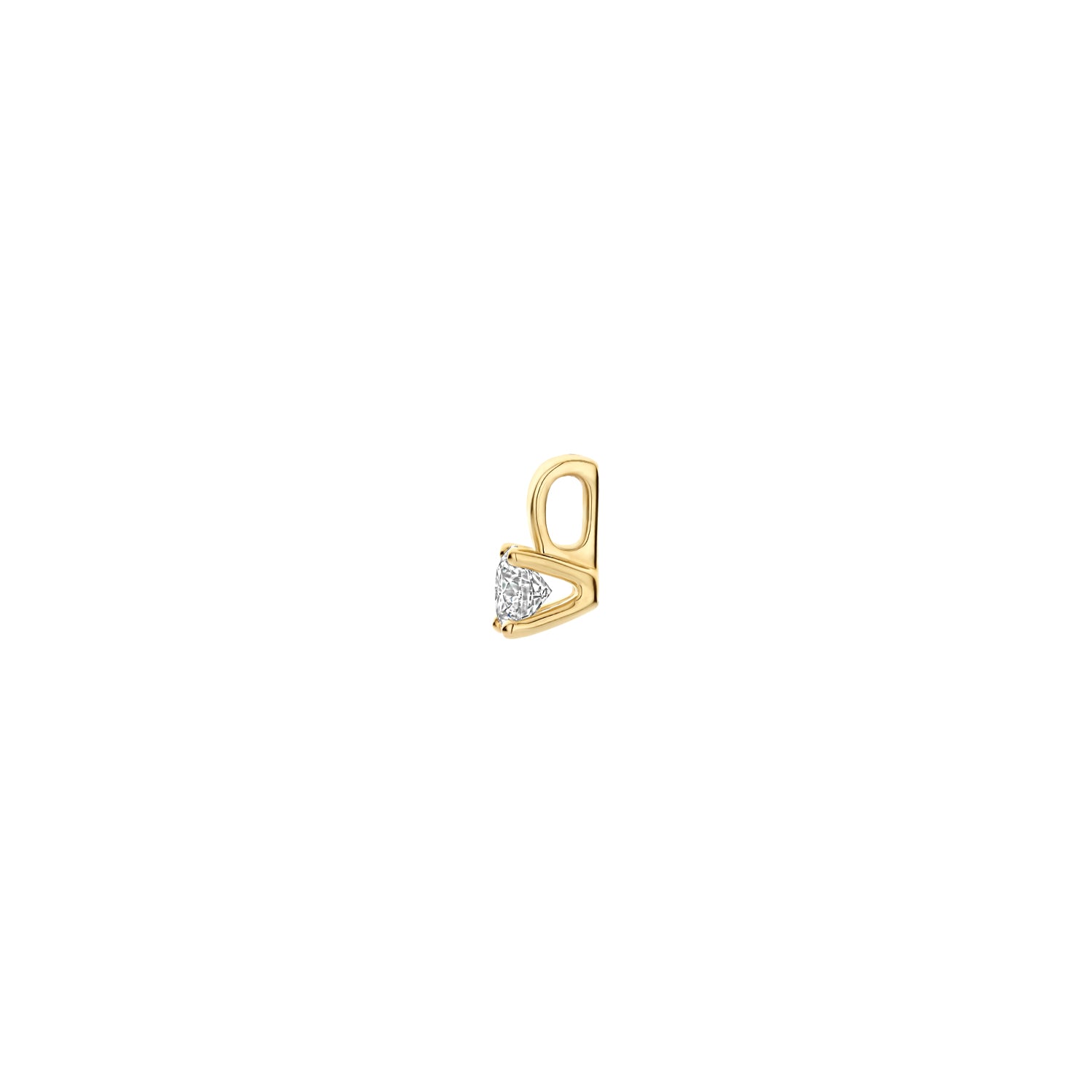 Blush Lab Diamonds Hanger LG6002Y - Geelgoud (14k) met 0.20ct Lab grown Diamant