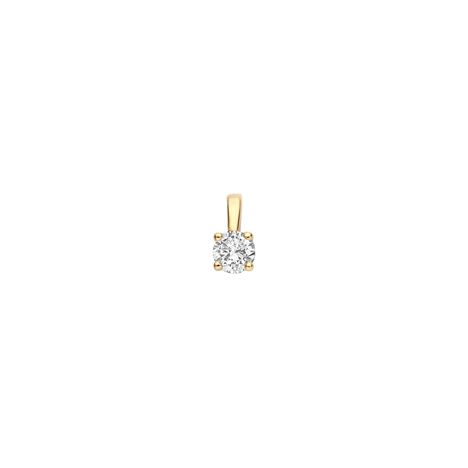 Blush Lab Diamonds Hanger LG6002Y - Geelgoud (14k) met 0.20ct Lab grown Diamant