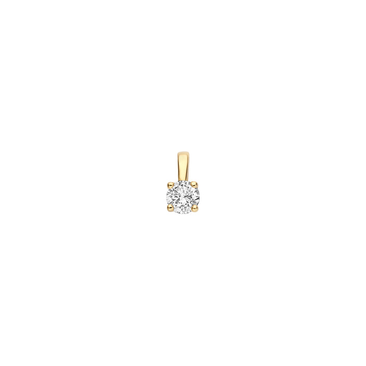 Blush Lab Diamonds Hanger LG6002Y - Geelgoud (14k) met 0.20ct Lab grown Diamant