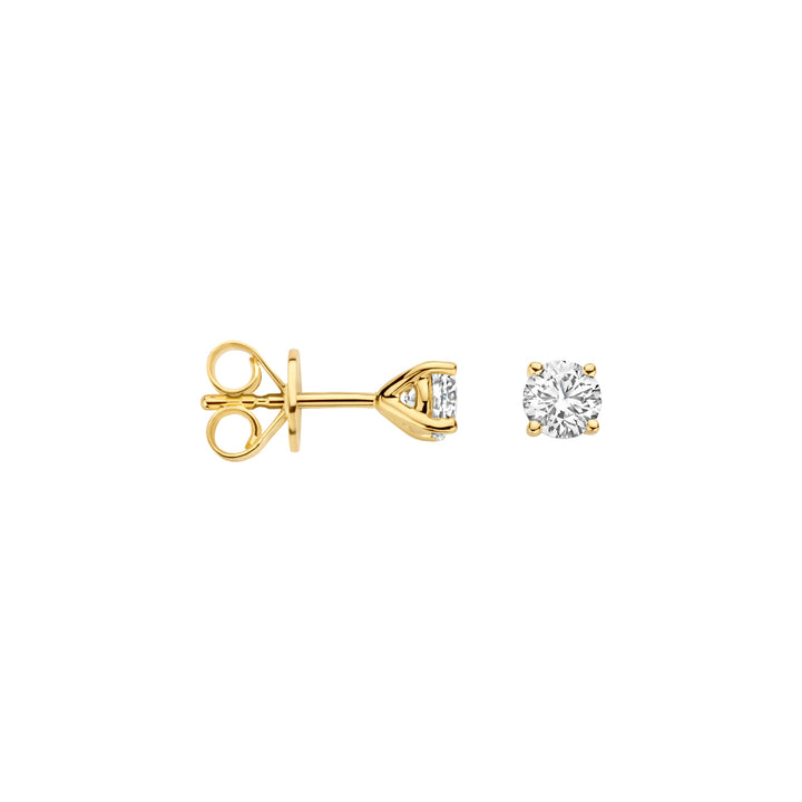 Blush Lab Diamonds Oorknoppen LG7002Y – Geel Goud (14k) met Lab grown Diamant