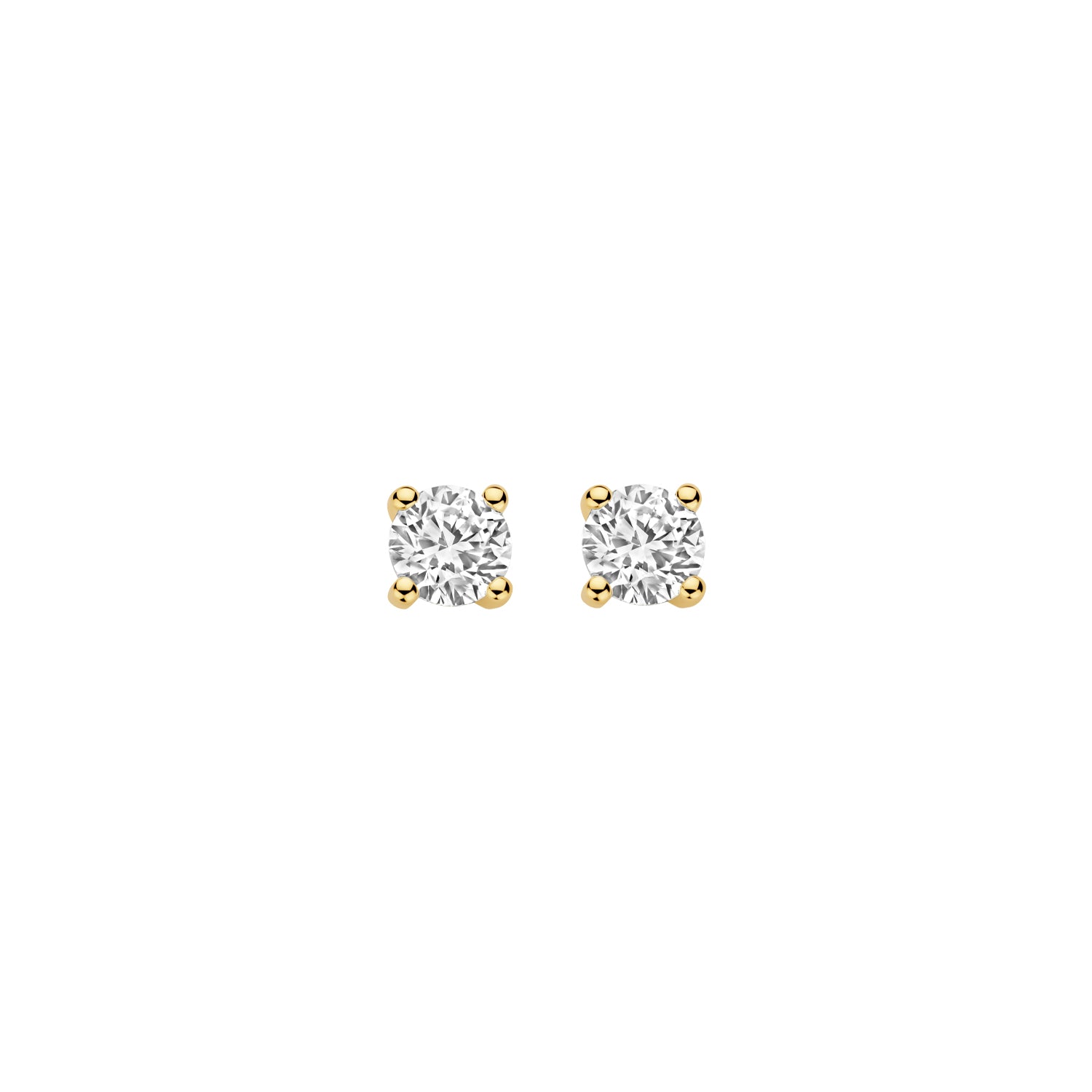 Blush Lab Diamonds Oorknoppen LG7003Y – Geel Goud (14k) met Lab grown Diamant