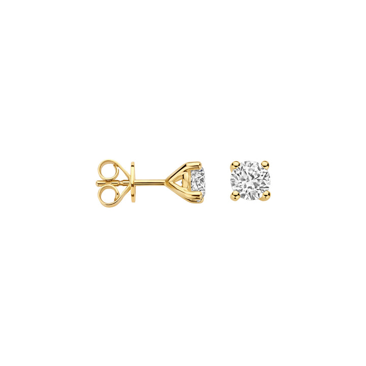 Blush Lab Diamonds Oorknoppen LG7003Y – Geel Goud (14k) met Lab grown Diamant