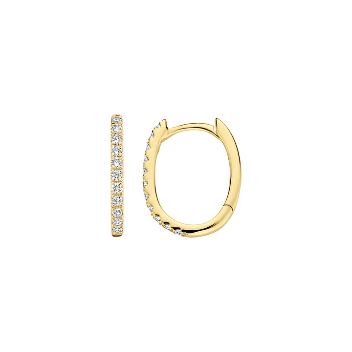 Blush Lab Diamonds Oorringen LG7007Y – Geel Goud (14k) met Lab grown Diamant