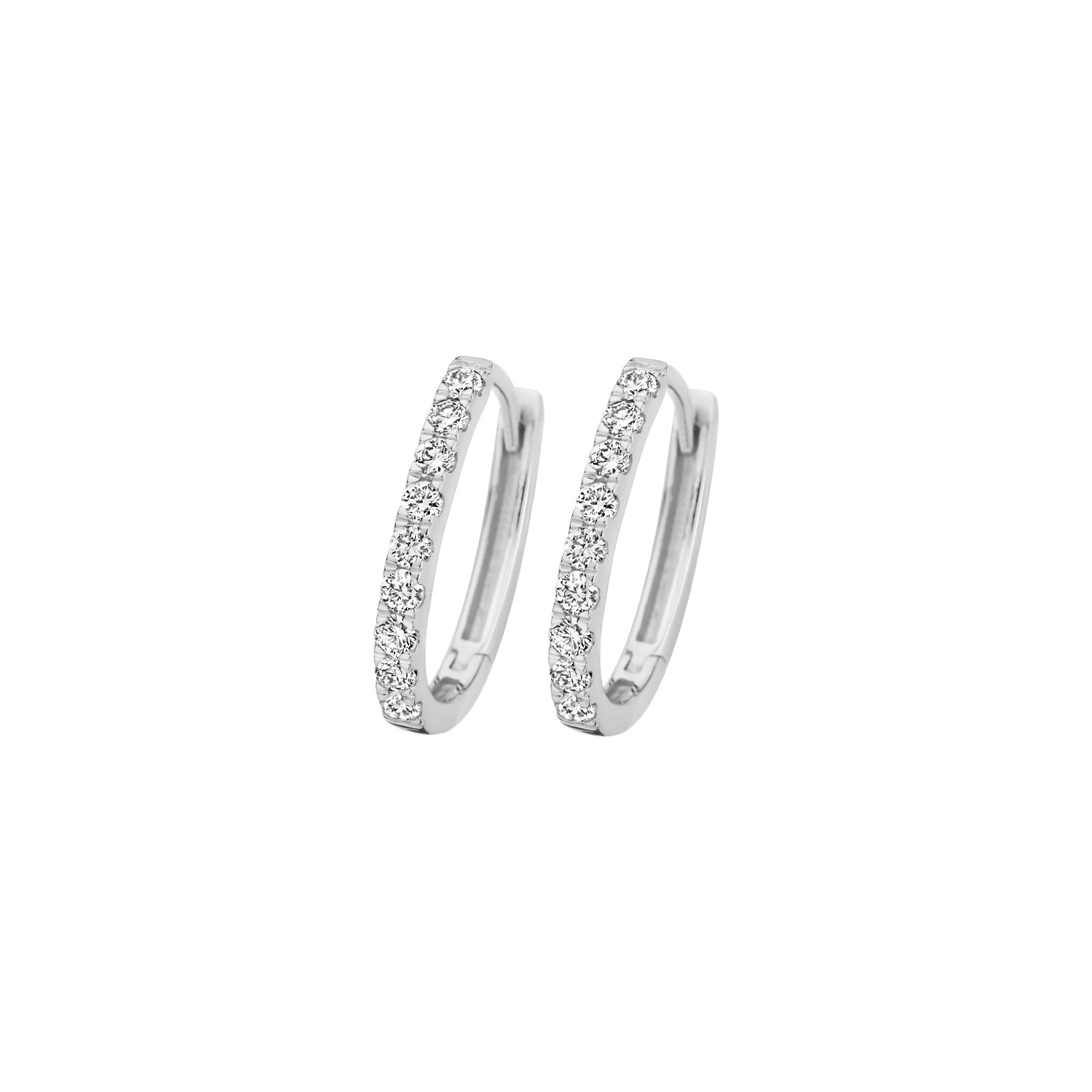 Blush Lab Diamonds Oorringen LG7008W – Witgoud (14k) met Lab grown Diamant